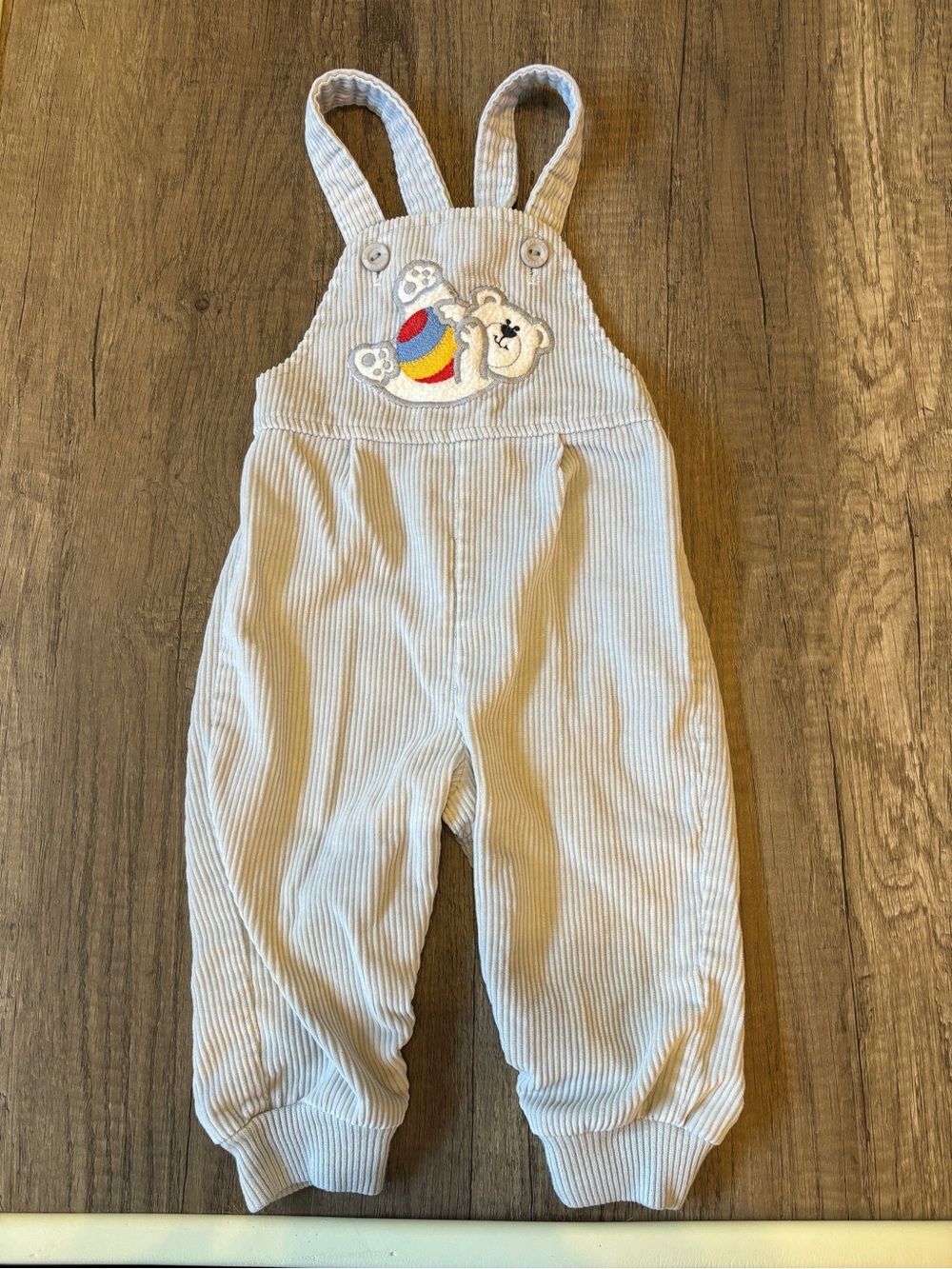 Vintage 90s 2000s Y2K Carter’s Baby Overalls Bibs Vestbak Bear Ball 12M